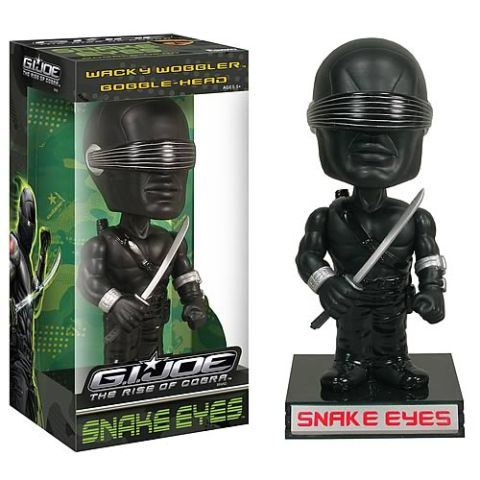 Bobble Head: G.I. Joe Rise of Cobra - Snake Eyes Wacky Wobbler