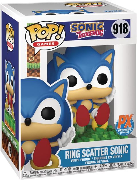 Sonic: Ring Scatter Sonic Pop Figure (PX Exclusive)