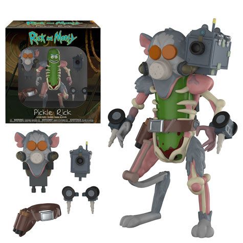 Rick and Morty: Pickle Rick Rat Suit Action Figure