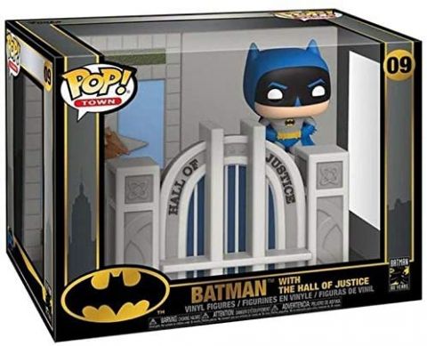 Batman: 80th Anniversary - Hall of Justice w/ Batman Pop Town Figure