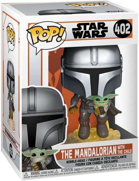 Star Wars: Mandalorian - Mando (Din Djarrin) (Jetpack) / The Child (Grogu) Pop Figure