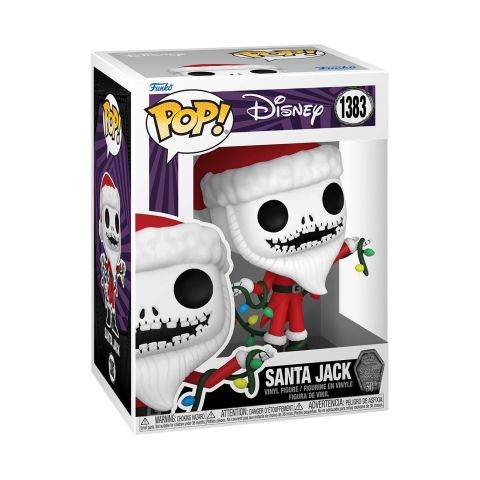 Nightmare Before Christmas 30th Ann: Jack Skellington (Santa) Pop Figure