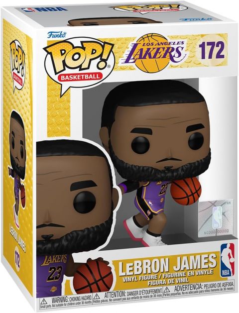 NBA Stars: Lakers - Lebron James (Purple 2024) Pop Figure