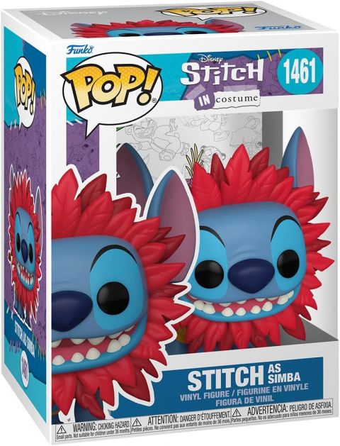 Disney: Stitch Costume Party - Stitch as Simba Pop Figure