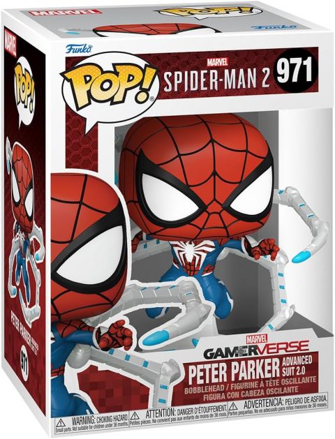 SpiderMan PS: SpiderMan Advance Suit 2.0 (Peter Parker) Pop Figure