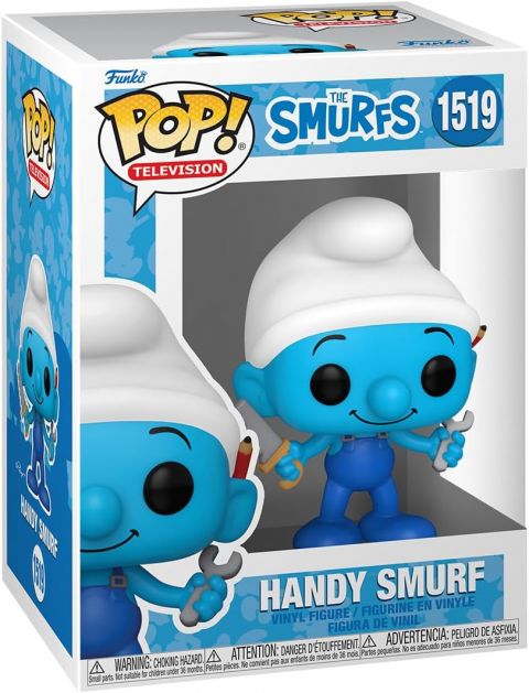 Smurfs: Handy Smurf Pop Figure