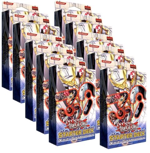[DISPLAY] Yu Gi Oh!: XYZ Symphony Starter Theme Deck (Display of 10) (CCG) [US ONLY]