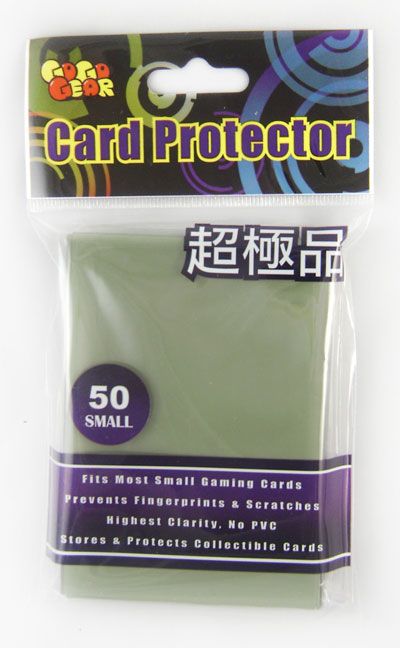 GoGoGear: Card Sleeves - Olive Green (50 Sleeve Pack) (For Smaller Cards)