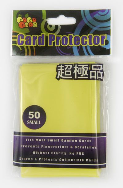 GoGoGear: Card Sleeves - Yellow (50 Sleeve Pack) (For Smaller Cards)