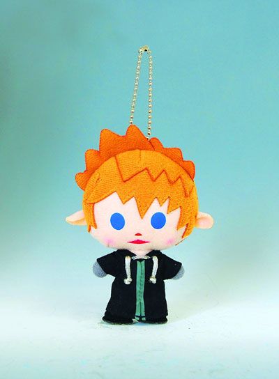 Key Chain: Kingdom Hearts - Roxas Avatar Plush (Organization XIII)
