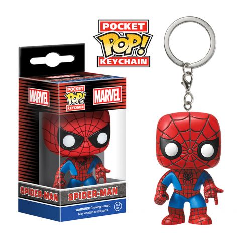 Key Chain: SpiderMan - Spider-Man Pocket Pop Vinyl