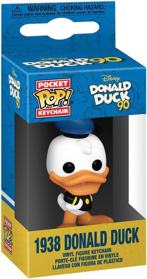 Key Chain: Disney - Donald Duck 90th Anniversary - Donald Duck (1938) Pocket Pop