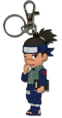 Key Chain: Naruto - Chibi Iruka (Book/Scratching)