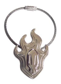 Key Chain: Bleach - Metal Skull Logo