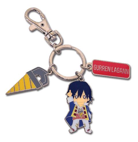 Key Chain: Gurren Lagann - Metal Chibi Simon