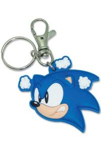 Key Chain: Sonic The Hedgehog - Angry Sonic Head