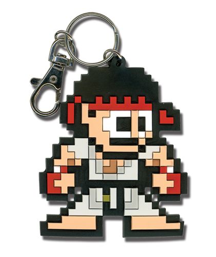 Key Chain: Street Fighter IV - Ryu 8-Bit