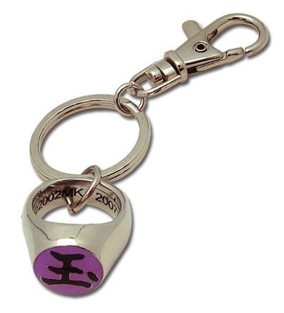 Key Chain: Naruto Shippuden - Metal Sasori (Jewel) Akatsuki Ring