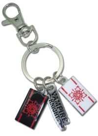 Key Chain: Vampire Knight - Day/Knight Class Cross Logo and Title