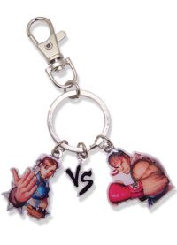 Key Chain: Street Fighter IV - Chun-Li VS Ryu Potrait