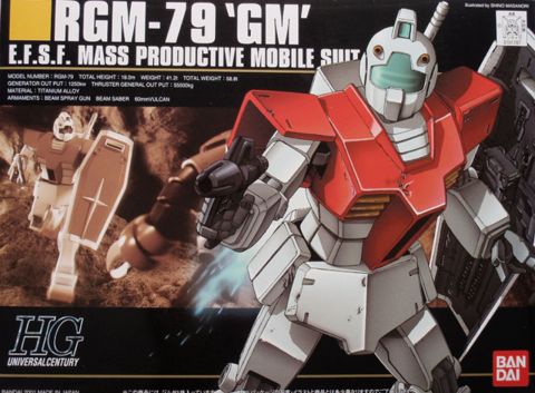 Gundam: RGM-79 1/44 Scale Model Kit Figure