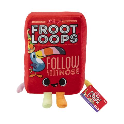 Ad Icons: Kelloggs - Froot Loops Cereal Box Pop Plush