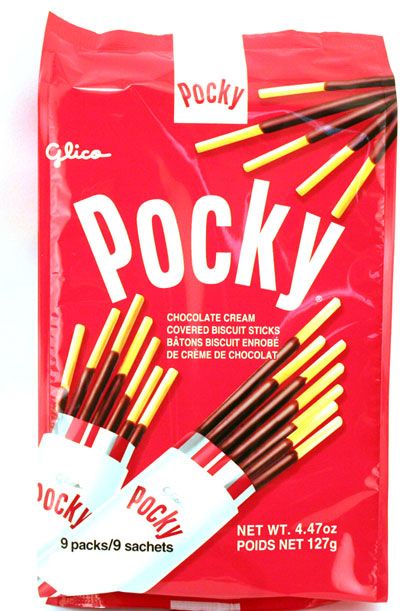 Pocky - Large Sticks Chocolate (Display of 5 Bags)