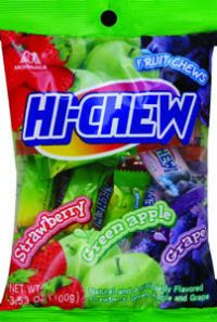 HiChew Bag: Regular Mix Chewy Candy (Strawberry / Green Apple / Grape)