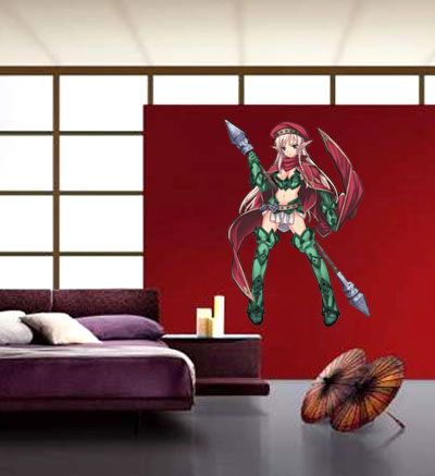 Cling: Queen's Blade - Alleyne Wall Graphic (LARGE)