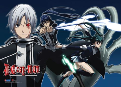 D Gray Man Allen Kanda Lenalee Battle Wall Scroll LONG D Gray Man Allen Kanda Lenalee Battle Wall Scroll LONG