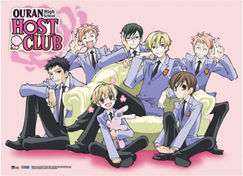Ouran High School Host Club: Sofa Lounge Wall Scroll [LONG]