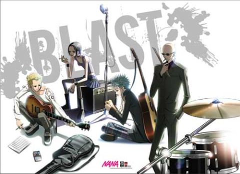 Nana: Black Stones (BLAST) Band Wall Scroll [LONG]