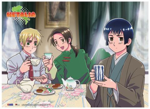Hetalia: Tea Time Wall Scroll [LONG]