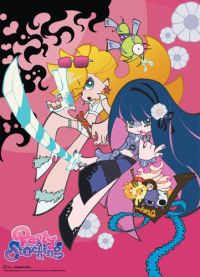 Panty & Stocking: Panty & Stocking Pink Wall Scroll