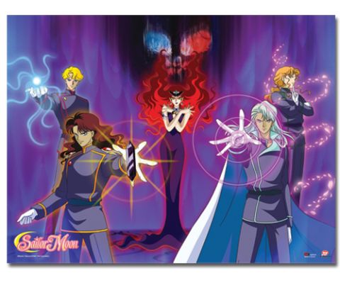 Sailor Moon: Queen Beryl's Group Villians Wall Scroll [LONG]