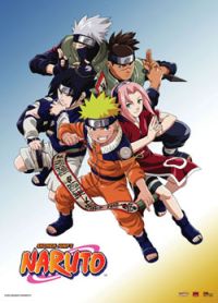 Naruto: Team 7 and Instructors Wall Scroll