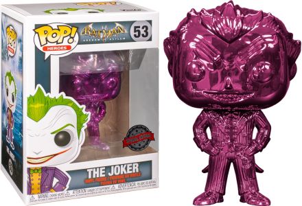 purple chrome joker funko pop