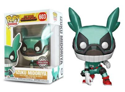 metallic deku funko pop