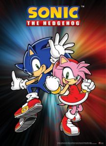 Sonic The Hedgehog: Sonic and Amy Wall Scroll