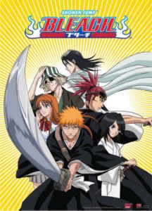 Bleach: Ichigo and Group Yellow Wall Scroll
