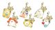 Metal Charm Collection Gintama Elizabeth's 12 Horoscopes Part 1 Saint Elly?Repeat?