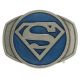 Belt Buckle: Superman - Emblem Blue/Silver Antique Pewter <font class=''item-notice''>[<b>Street Date</b>: 6/30/2013]</font>