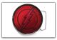 Belt Buckle: Flash Embelm All Red Circle