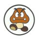 Belt Buckle: Nintendo - Goomba!