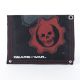 Wallet: Gears of War - Red Omen Patch Emblem TriFold