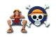 Pins: One Piece - Luffy and Crossbones Skull