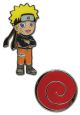 Pins: Naruto Shippuden - Chibi Naruto and Uzushio Clan Symbol (Set of 2)