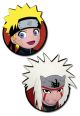 Pins: Naruto Shippuden - Chibi Naruto and Jiraiya Portraits (Set of 2)
