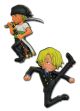 Pins: One Piece - Sanji and Zoro (Set of 2)