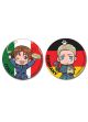 Button: Hetalia - Italy and Germany (Set of 2)
